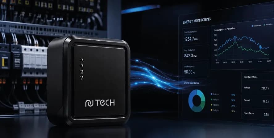 Enerji İzleme Modülünün IP67 korumalı ABS gövdesi