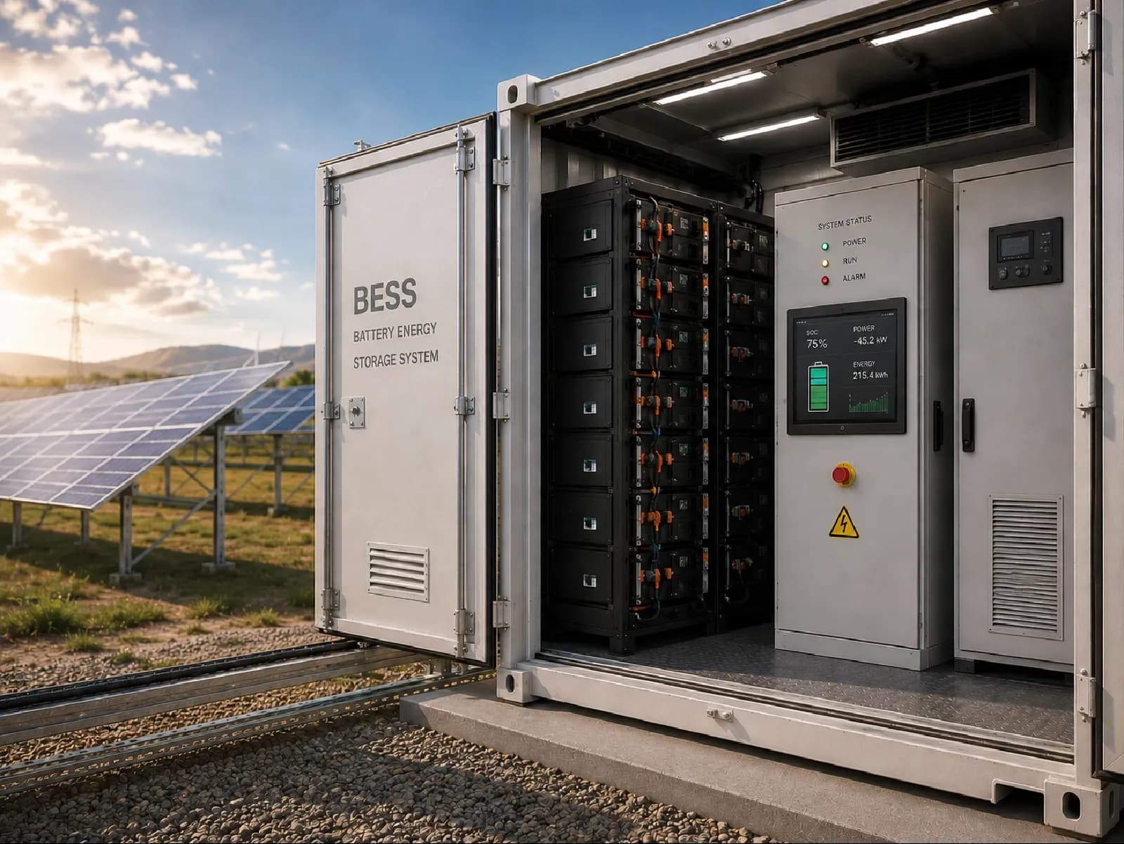 Enerji Depolama Sistemleri İzleme — BESS Ünitesi