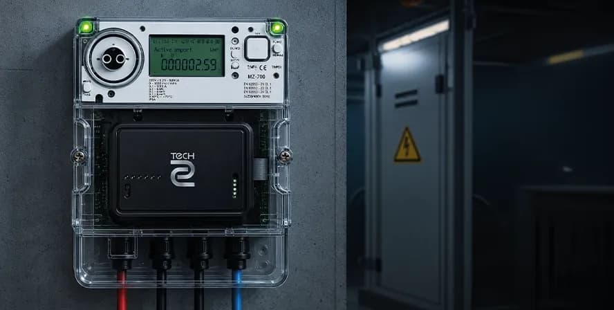 Elektrik Sayaç İzleme Modülünün IP67 korumalı ABS gövdesi