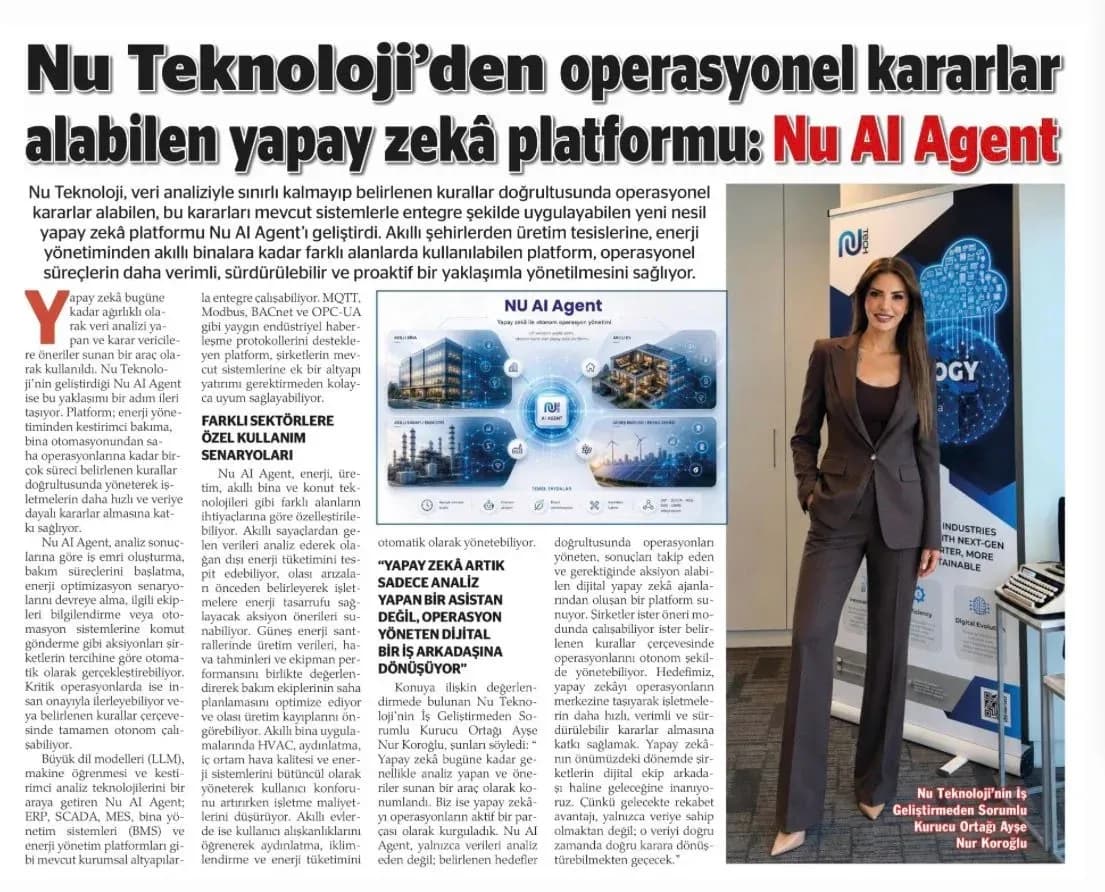 Nu AI Agent ile Operasyonel Kararlar Artık Daha Akıllı