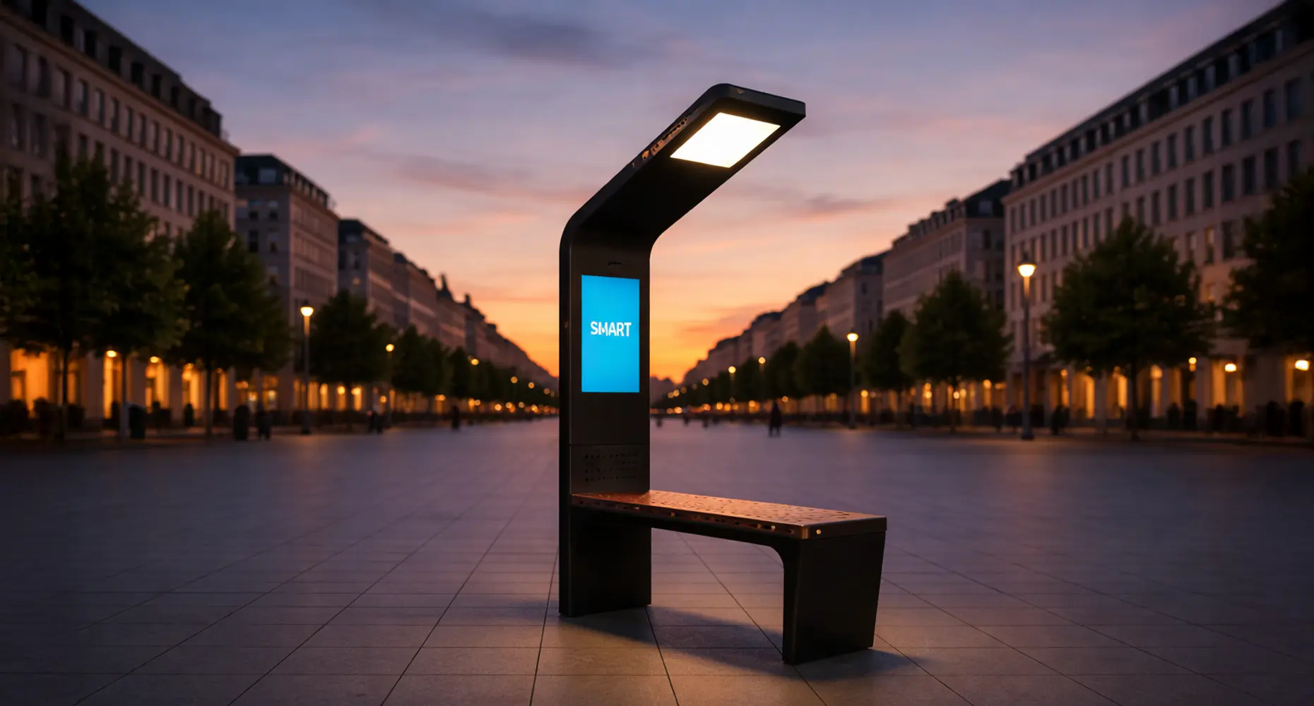 Solar Akıllı Oturma Bankları